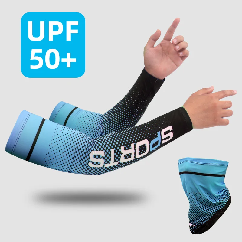 

Ice silk sunscreen Sleeve Cover Sports Arm Protection Fish Running Driving Summer Gloves