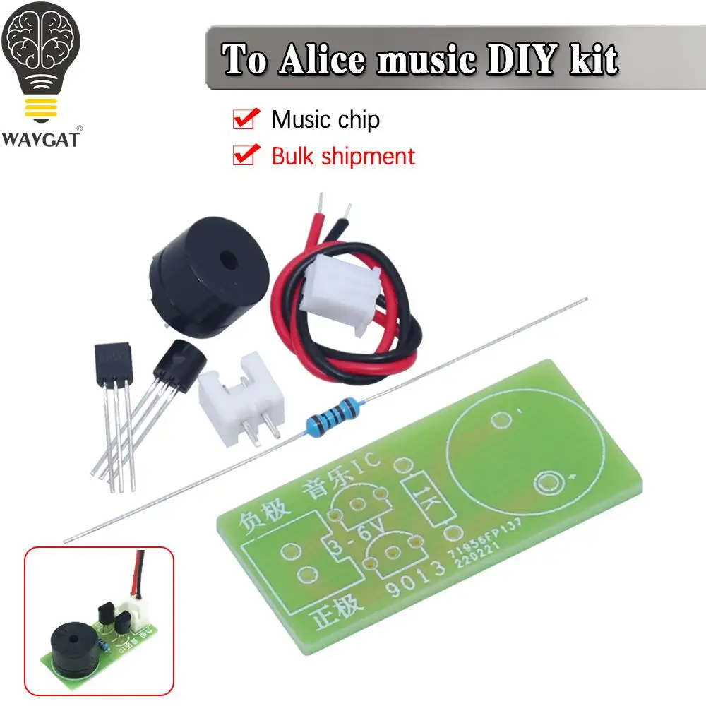 WAVGAT NEW To Alice Music Kit Music Chip Music IC Easy Electronic Production DIY pieces