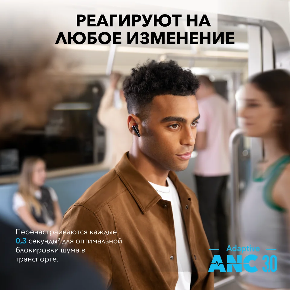 Фото Беспроводные Bluetooth-наушники Soundcore by Anker Liberty 4 Pro с шумоподавлением №2