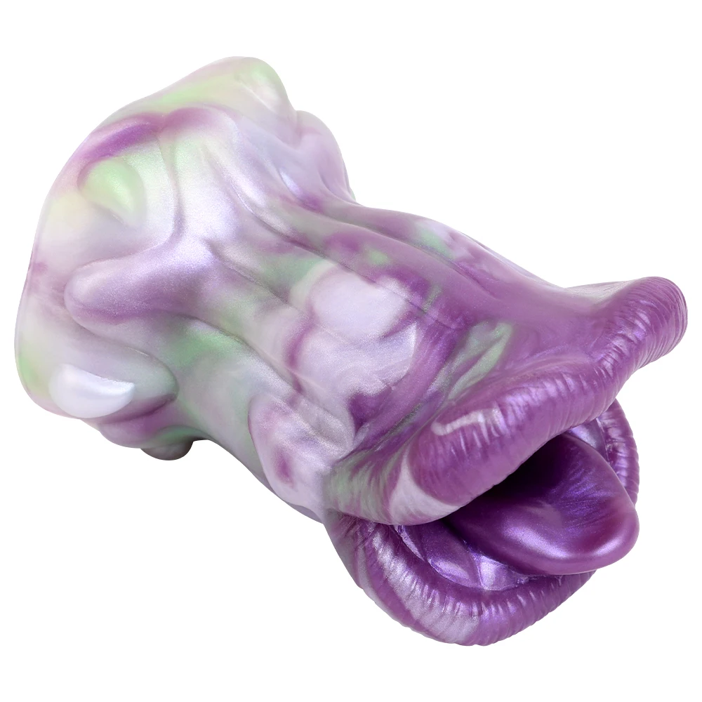 GEEBA маленький силиконовый мужской мастурбатор фэнтезийный пенис-строкер