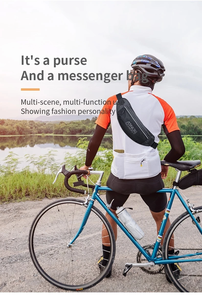 AONIJIE Sports Waist Bag Pack Men Women Fanny Pack Cycling Travel Money Phone Bag Bicycle Jogging Fitness Gym Running Waist Belt