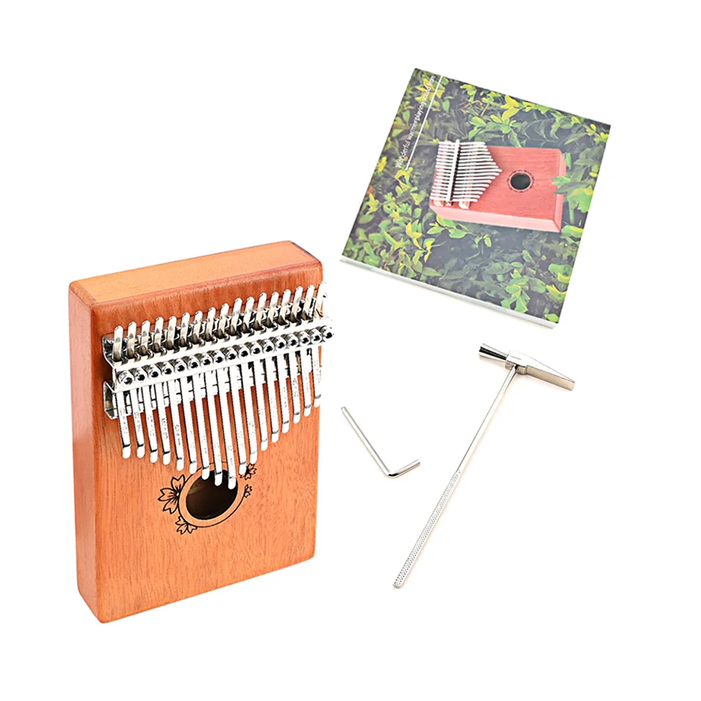 

Piano Thumb Kalimba Finger Mbira Instrument Keys 17 Wood Small Musical Beginner Wooden Kids Portable Miniature African