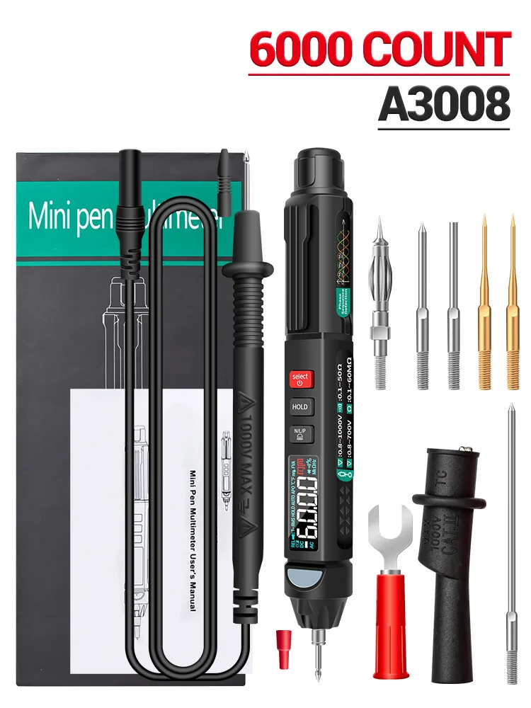 

Aideepen Тестер напряжения с ЖК-дисплеем