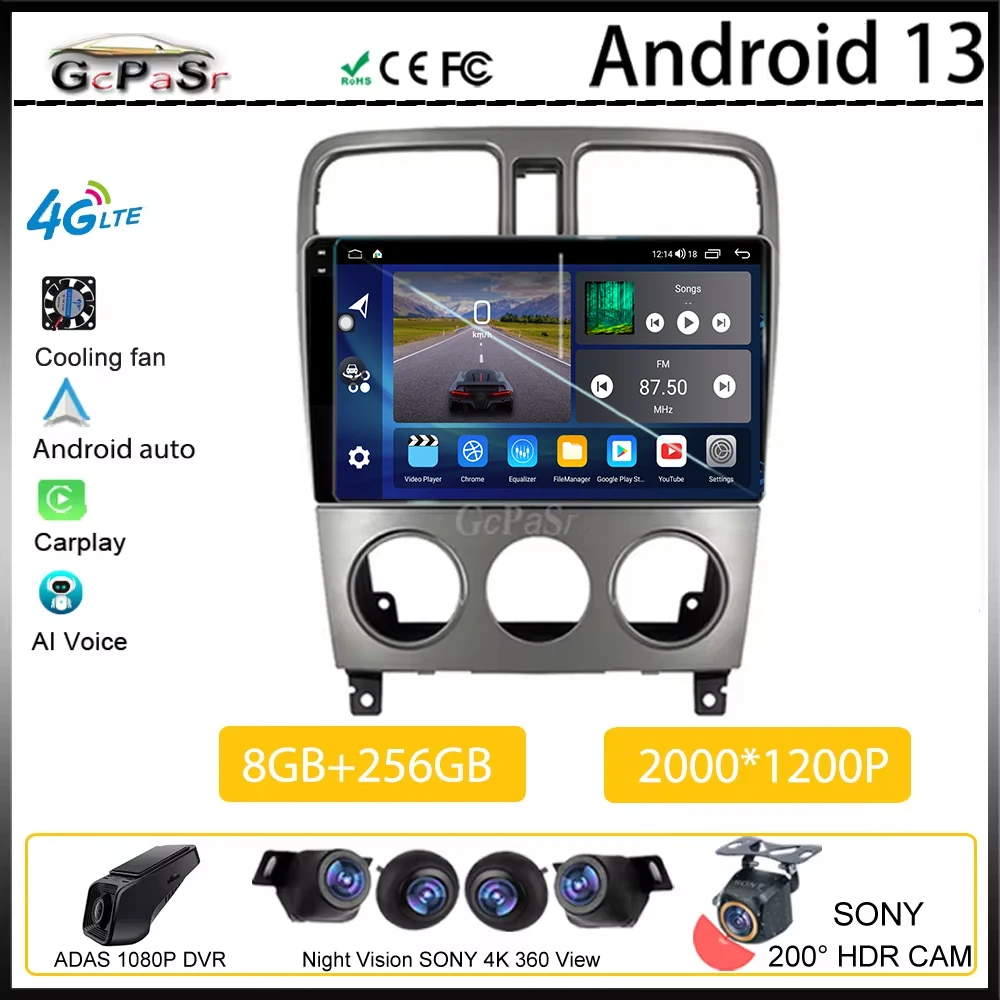 Авто радио для Subaru Forester sG 2002-2008 Android авторадио мультимедийный автомобильный