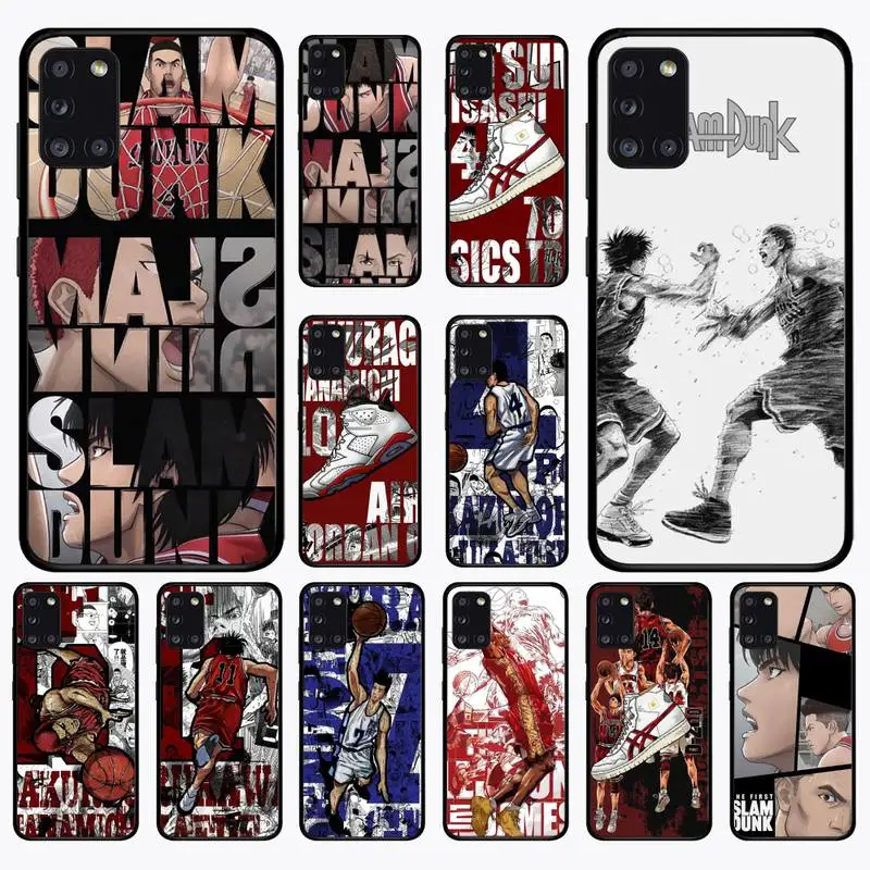 

Cartoon Slam Dunk Basketball Comics Anime Phone Case for Samsung A51 01 50 71 21S 70 31 40 30 10 20 S E 11 91 A7 A8 2018 cover