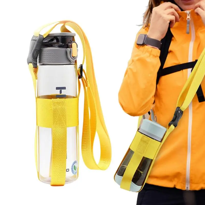 

Outdoor Sport Water Bottle Sleeve Bag Water Bottle Holder Strap Adjustable Bottle Carrier Pouch Bag With Shoulder Strap