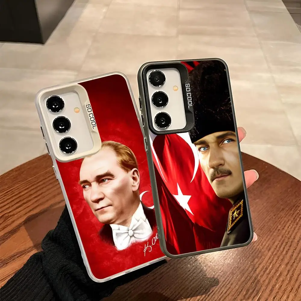 Чехол для телефона Турецкая Мустафа Кемаль Ататюрка Samsung Galaxy S24 S23 S22 S21 S20 Note20 Ultra Plus