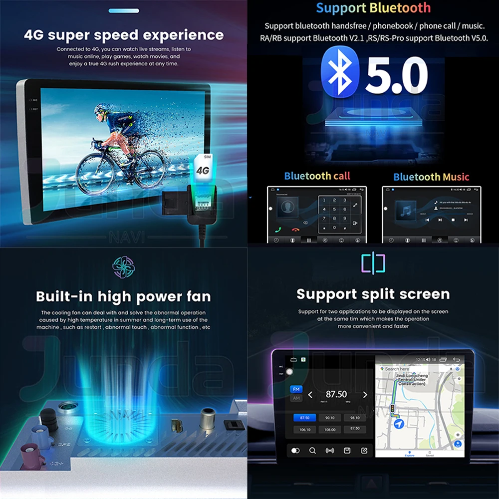Автомобильный радиоприемник Android 14 для Peugeot 307 SW 2002-2013 мультимедийный видеоплеер