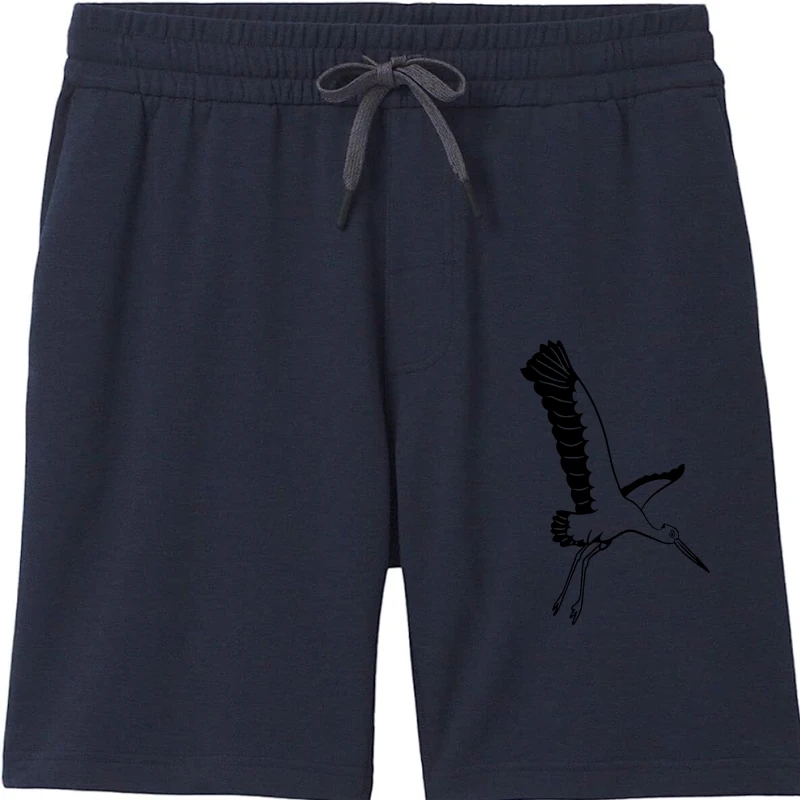 

Шорты мужские летающие ярко-серые со слоганом «аист»