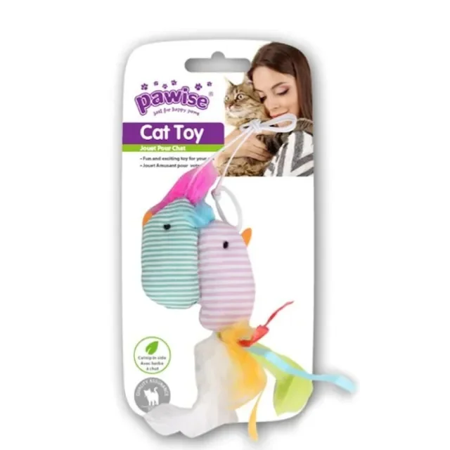 

28173-Pawise Catnip Twin Bird Cat Toy 10 cm 417357343