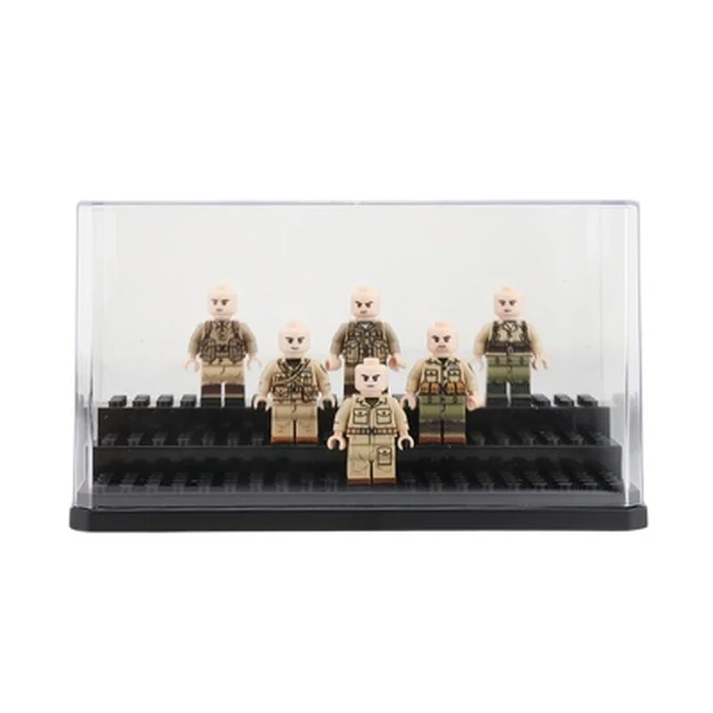 

Block Display Box Small Particles Transparent Dust Cover Display Table Storage Box Children Assembly Ornaments Anime Figure