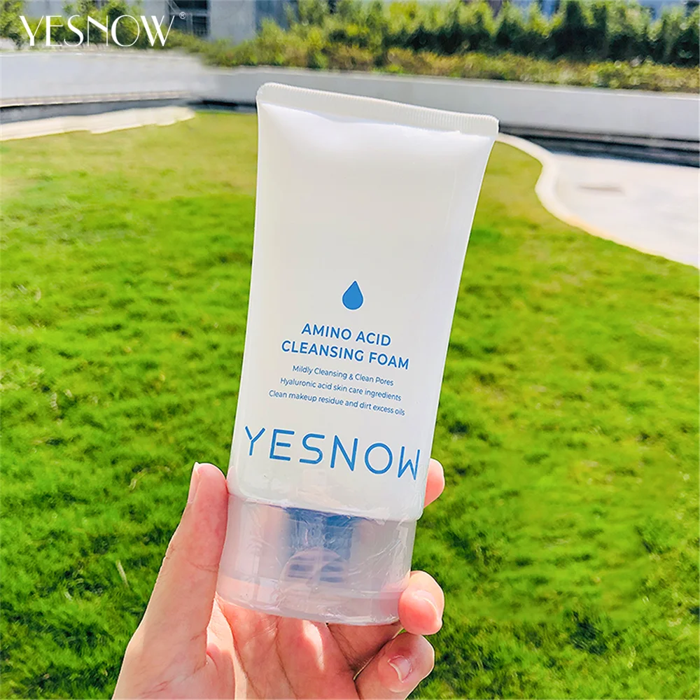 

Amino Acid Facial Cleanser Foam Face Wash Product Remove Blackhead Moisturizing Shrink Pores Deep Cleaning Oil Control Skin Care