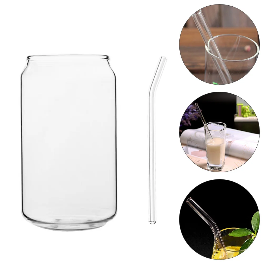 

1 Set of Durable Beverage Cup Cup Storage Cup with Straw (Transparent)