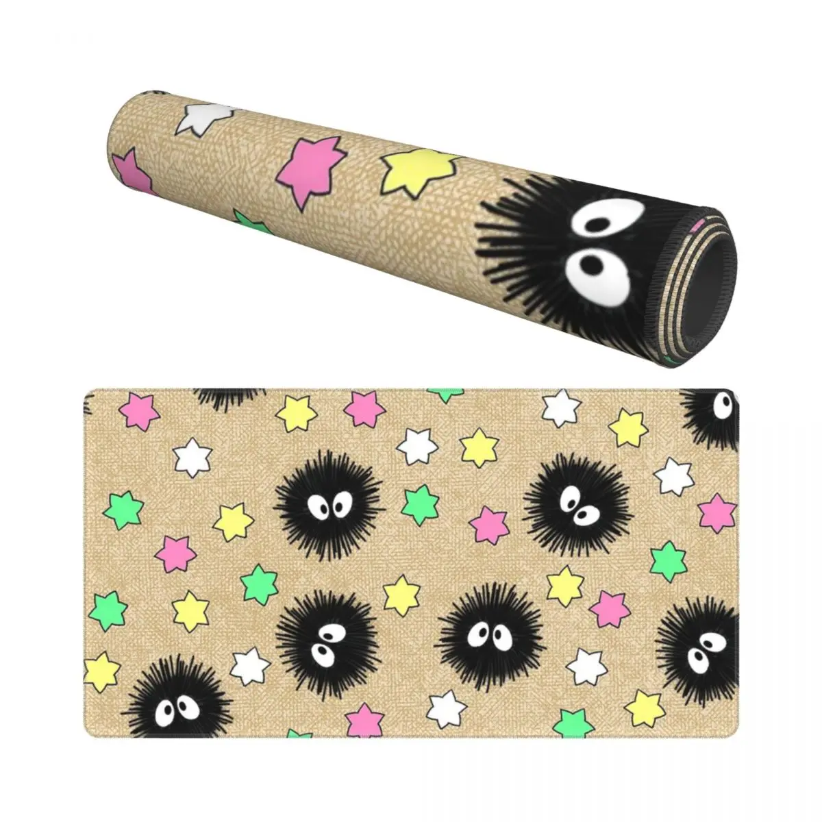 Игровой коврик для мыши Spirited Away Soot Sprite Настольный ПК большой тканевый компьютера