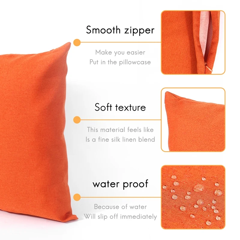 2 шт. водонепроницаемые декоративные наволочки для дивана 18 х18 дюймов