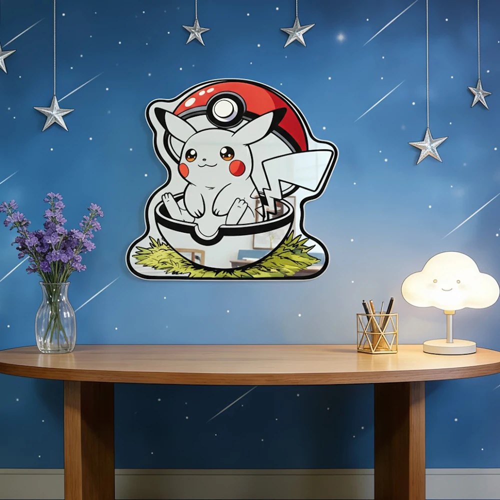 Фото Dragon Ball Z\Pokemon\One Piece Аниме Зеркало Генгар/Пикачу Зеркало превращается в гостиную сцену манги №1