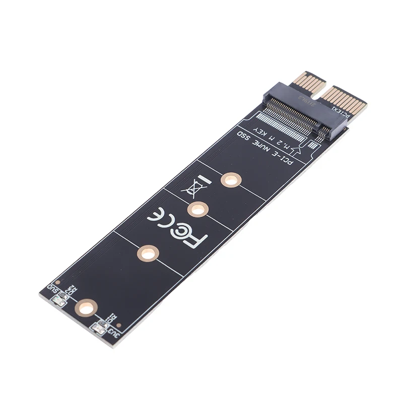 Фото Адаптер PCIe на M.2 NVMe SSD, переходник PCIe x1, разъем M-Key PCI Express для внутренних твердотельных накопителей - F(x) №5