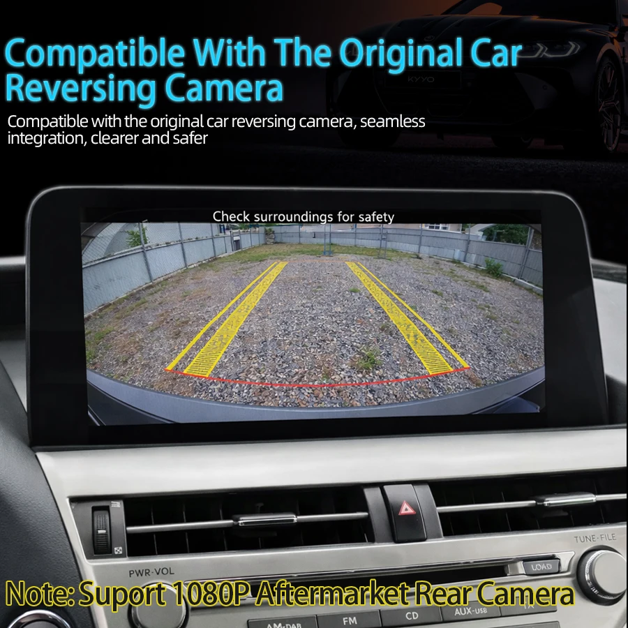 Фото Мультимедийный видеоплеер RHD 12.3'' на Linux для Lexus RX RX270 RX350 450 2009-2015 с CarPlay и Bluetooth №5