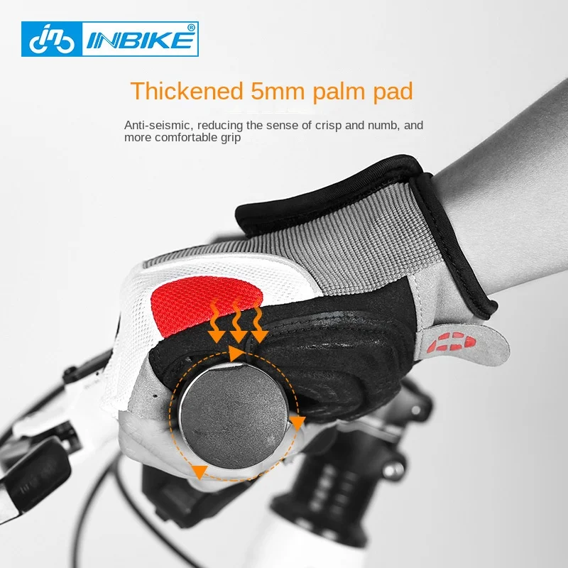 Перчатки для верховой езды INBIKE летние полуперчатки с мягкой подкладкой мужчин и