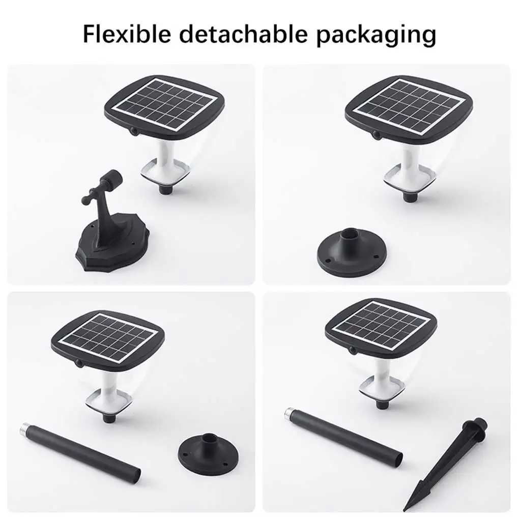 

Solar Powered Light IP65 Waterproof Garden Pathway Park Patio Porch Backyard Driveway Street Lawn Landscape Lamp