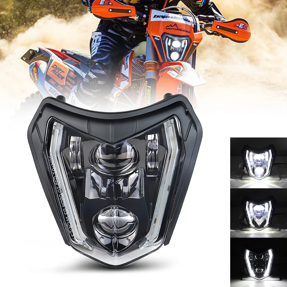 

Светодиодный прожектор для мотоцикла 2017-2018 EXC EXCF SX SXF SMR Enduro внедорожный велосипед Мотокросс модифицированный светильник Supermoto
