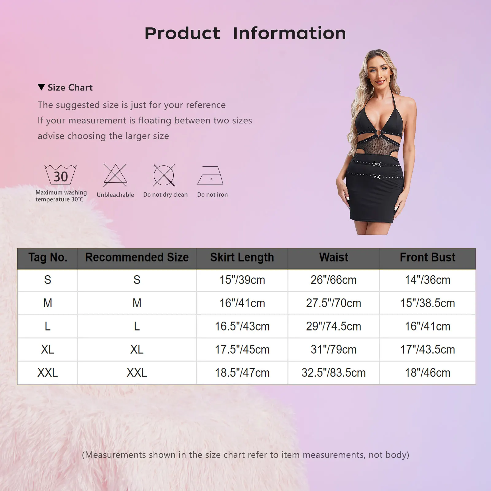 Женское черное сексуальное облегающее мини-платье с лямкой на шее и открытой