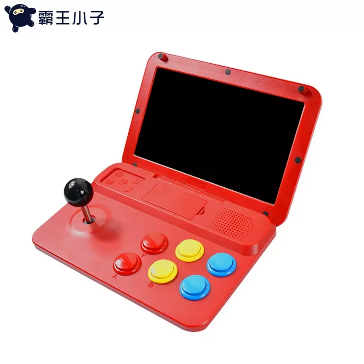 

POWKIDDY A13 10 inch joystick arcade A7 architecture quad-core CPU simulator video game console retro game children's gift