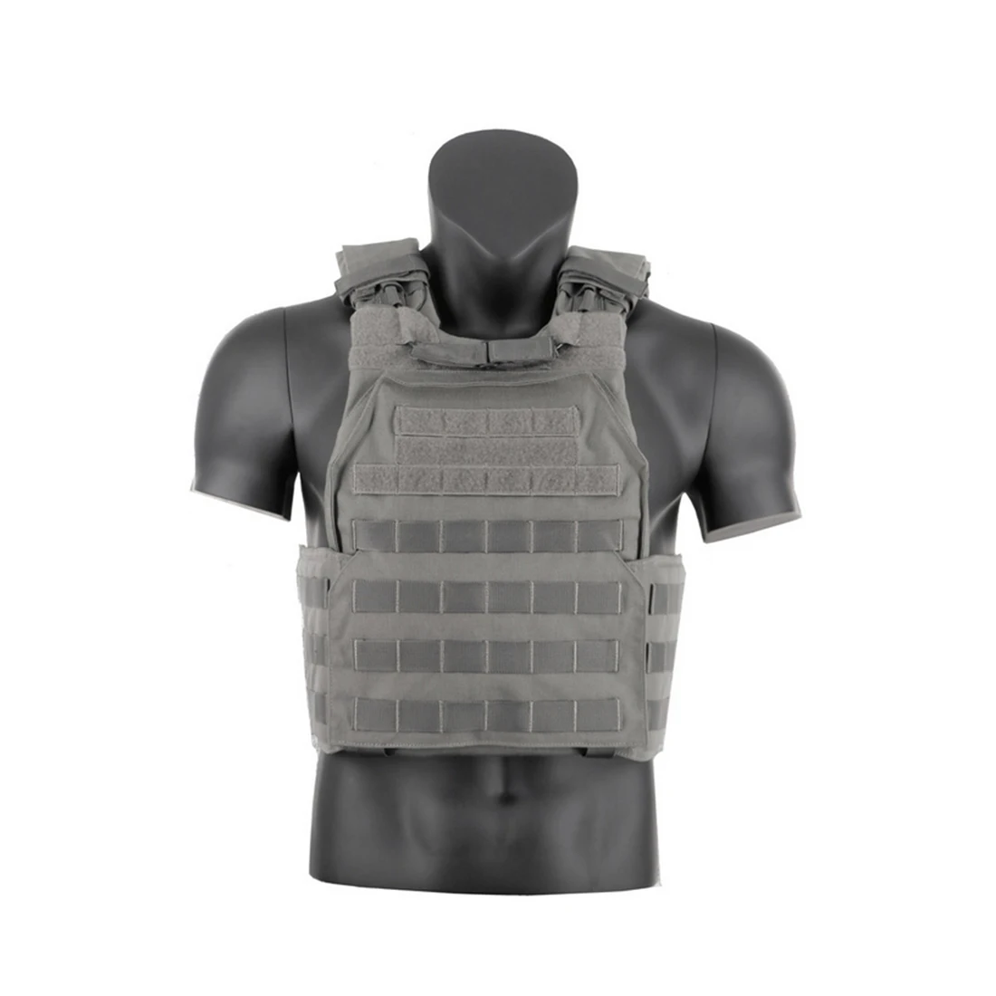 

Быстросъемная тактическая переноска для жилета Cordura, многофункциональная легкая переноска облегченной модульной пластины, серый