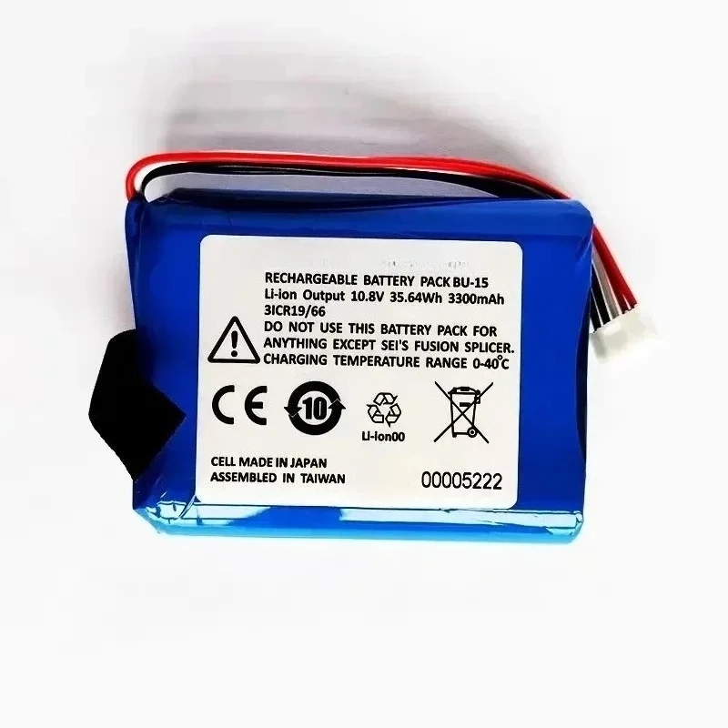 Аккумулятор BU-15 10.8V 35.64Wh 3300mAh для Sumitomo T-400S T400S, высококачественная батарея для машины для плавления волокон (art.: 3920dae09ca98) - 3920dae09ca98