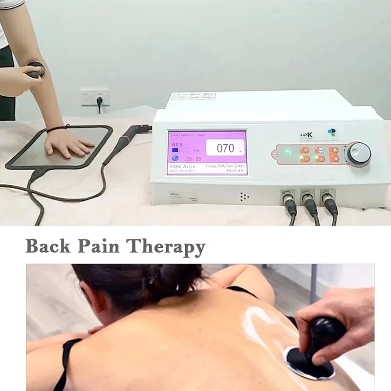 Фото Термосистема CET RET 2026, интеллектуальный аппарат для диатермии Indiba Tecar, физиотерапия, 448 кГц, ER45, корректор фигуры №3