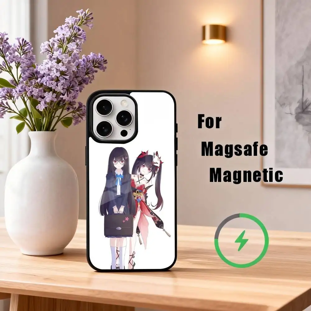 Фото Чехол для телефона H-Hanabi Honkai Star Rail Sparkle для iPhone 17, 16, 15, 14, 13, 12, 11 Plus, Pro Max, магнитный, для беспроводной зарядки Magsafe №2
