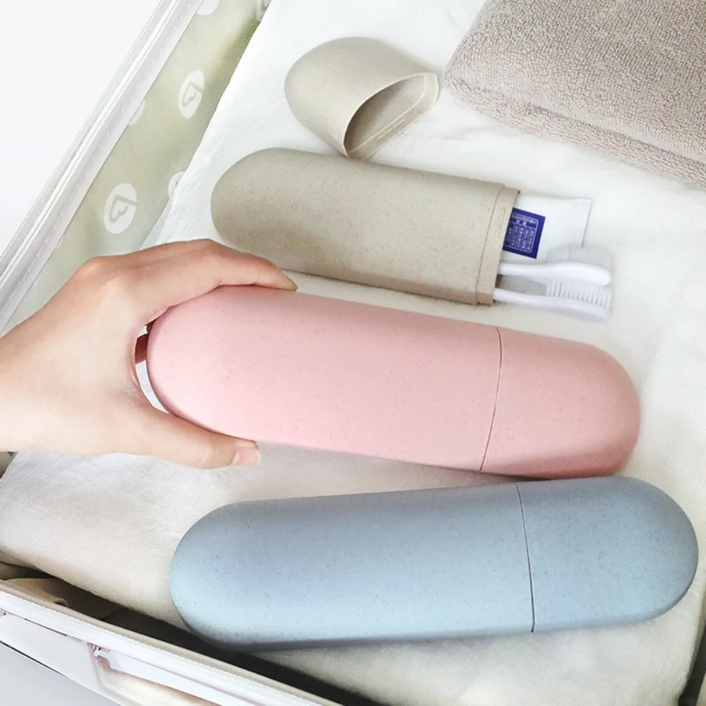 

Large Toothbrush Tube Cover Case Cap Fashion Plastic Suitcase Holder Baggage Boarding Portable organizer Travel Accessories