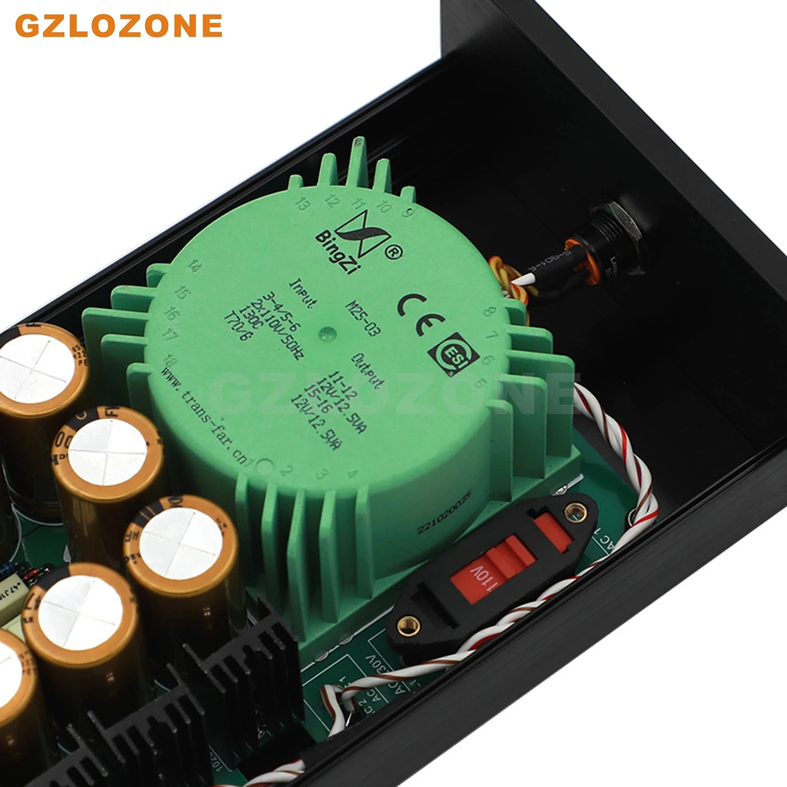 MA11 HIFI малошумный 25 Вт обновленный аудиофил Линейный источник питания DC 5 В/6 в/9 В/12