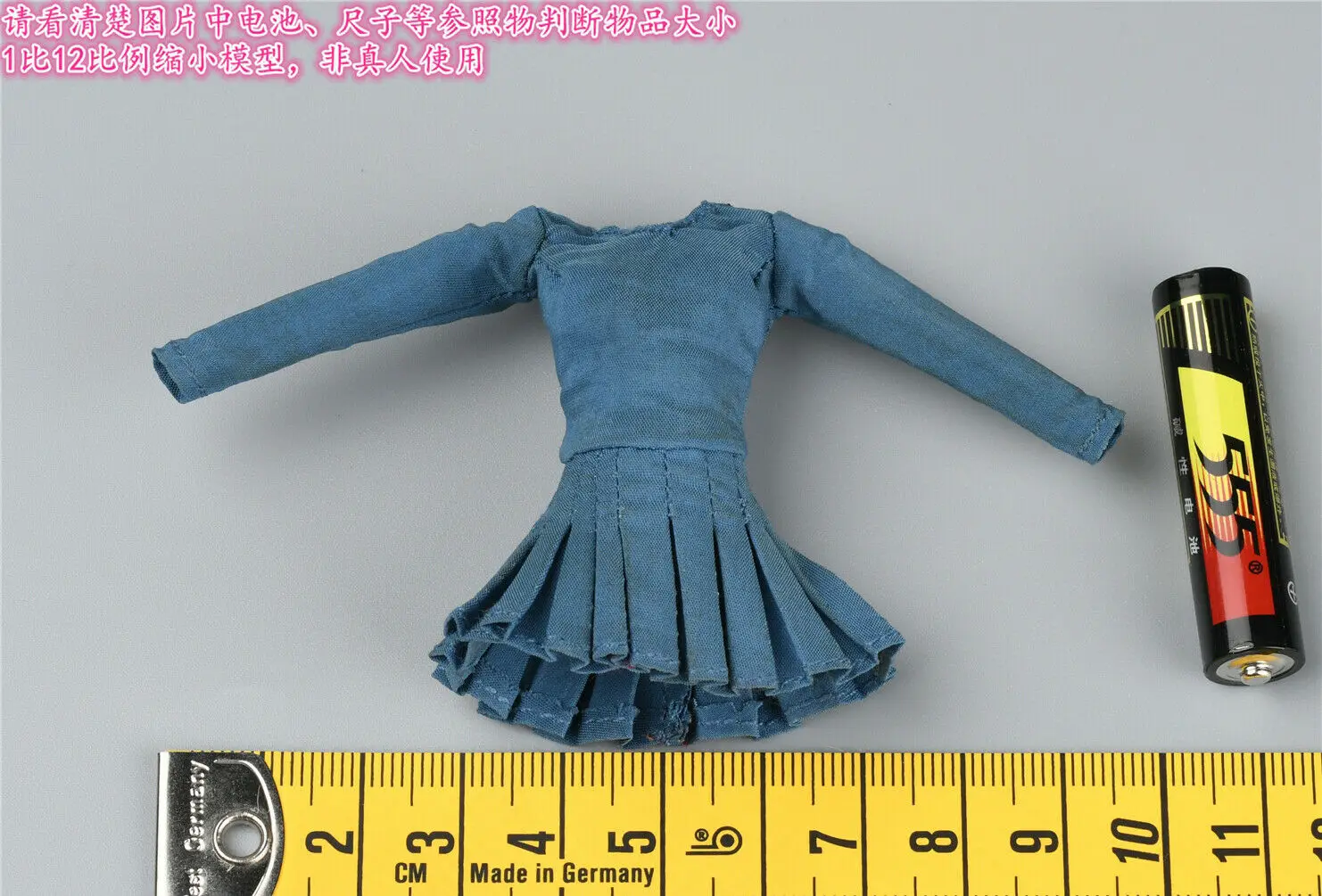 

TBLeague PL2021-180 Type E 1/12 Soldier Blue Dress Model for 6" Doll Toy