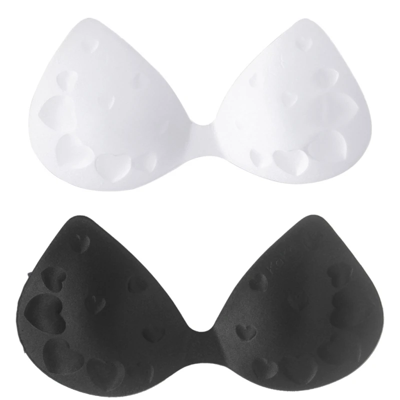 

High-Density Sponge 3D Seamless Bra Pad Love Heart Massage Comfort Cup Inserts Breathable Breast Cushion for Women Bralette 37JB