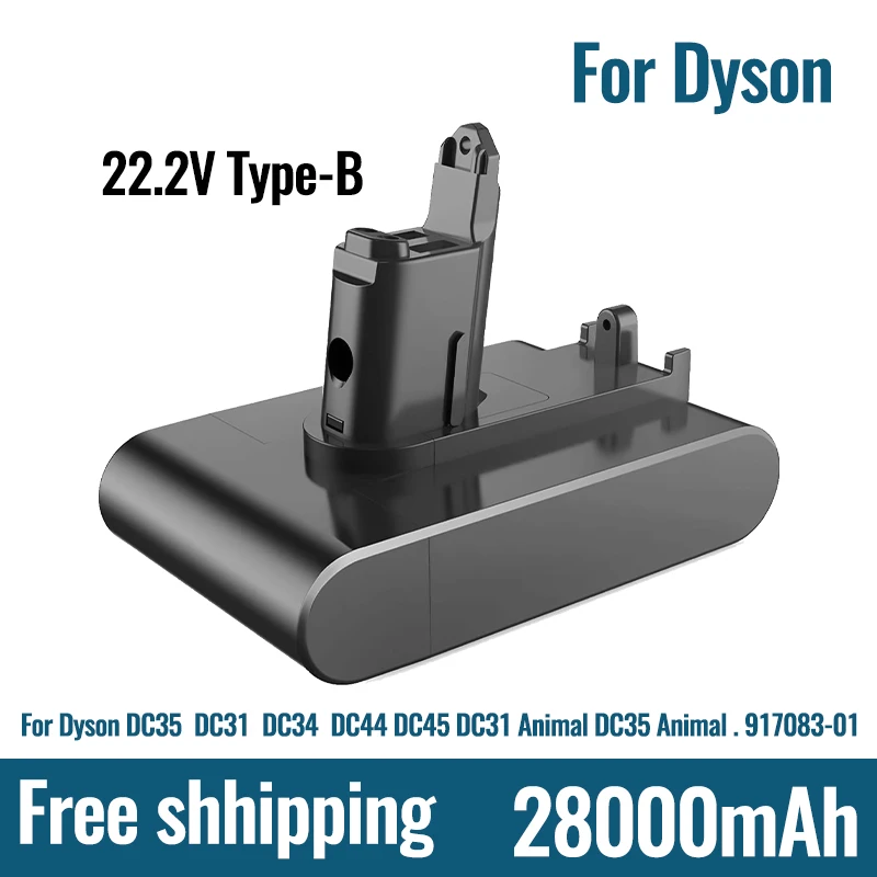 

NEW Original Replacement 22.2V B 28000mAh DC31 Type-B Battery for Dyson DC31 DC31B DC35 DC44 DC45 Handheld Power Tool Battery