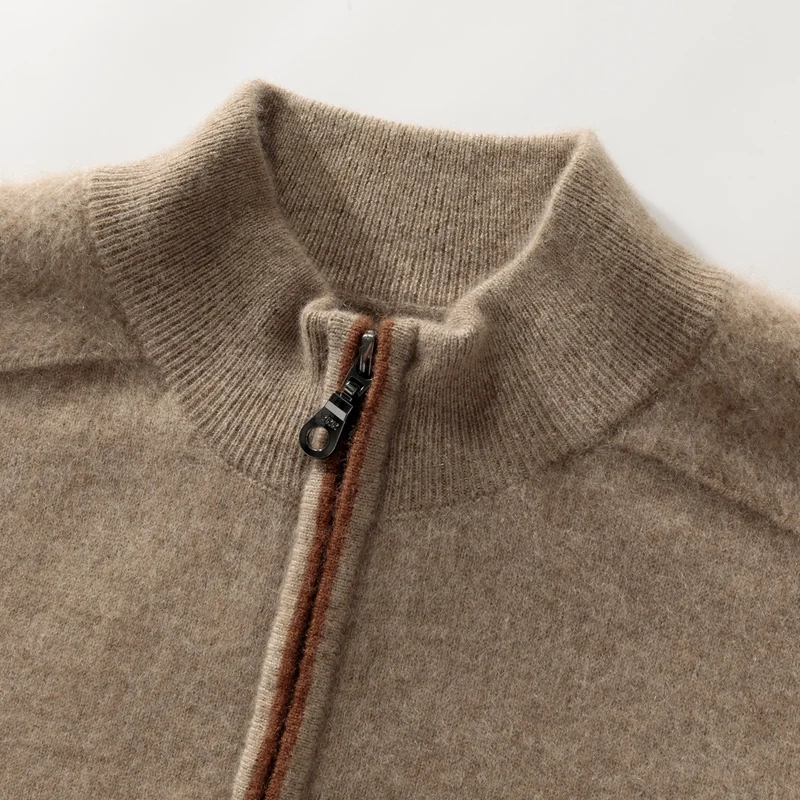 Свитер из 100% чистого кашемира класса А мужской вязаный пуловер с