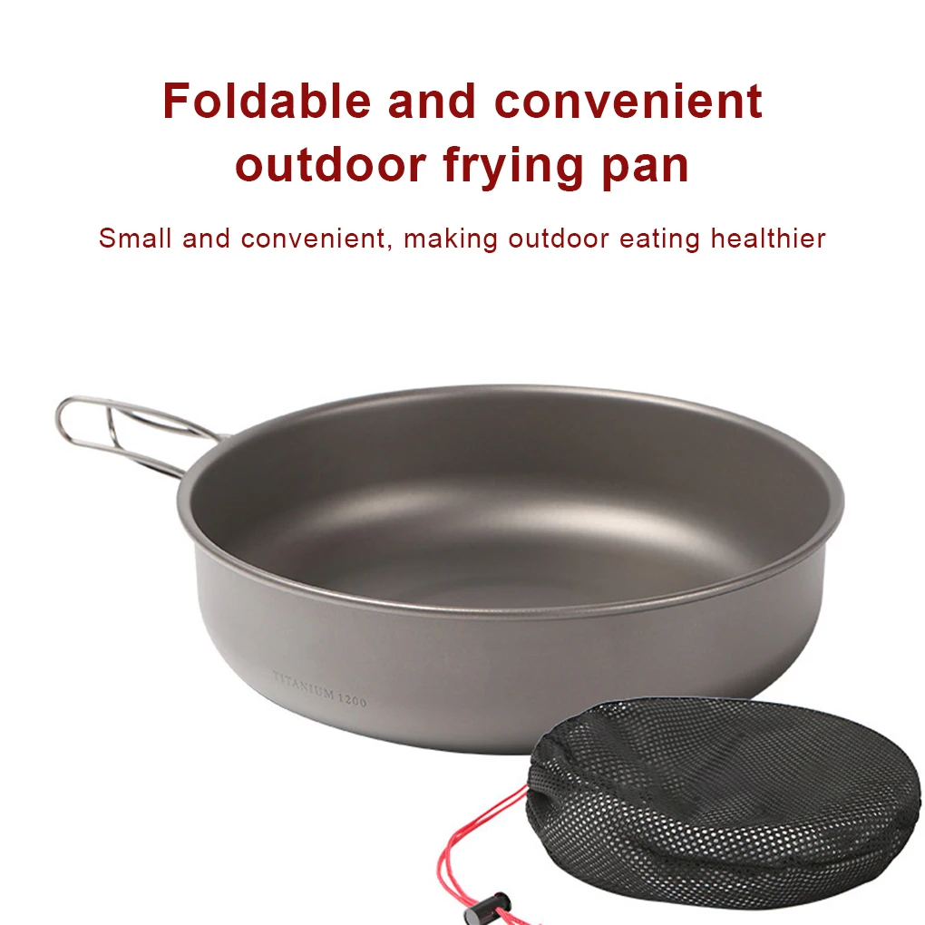 

Wok Cookware Lightweight Tableware Folding Utensils Backpacking Trekking Fishing BBQ Equipment Sporting Supplies