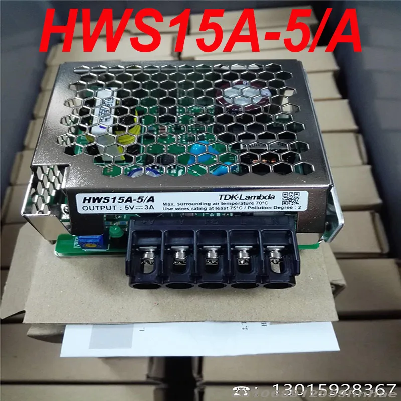 

100% New Genuine For LAMBDA AC100-240V 3A 5V 15W Power Supply For HWS15A-5/A HWS15A-5 A