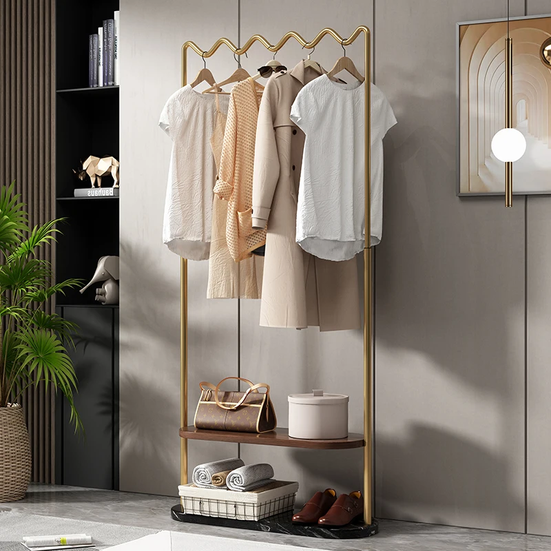 

Полка-органайзер для обуви, стойка, вешалка для пальто, настенная металлическая вешалка для одежды, Золотая полка для одежды, стойка для шляпы, мебель для прихожей