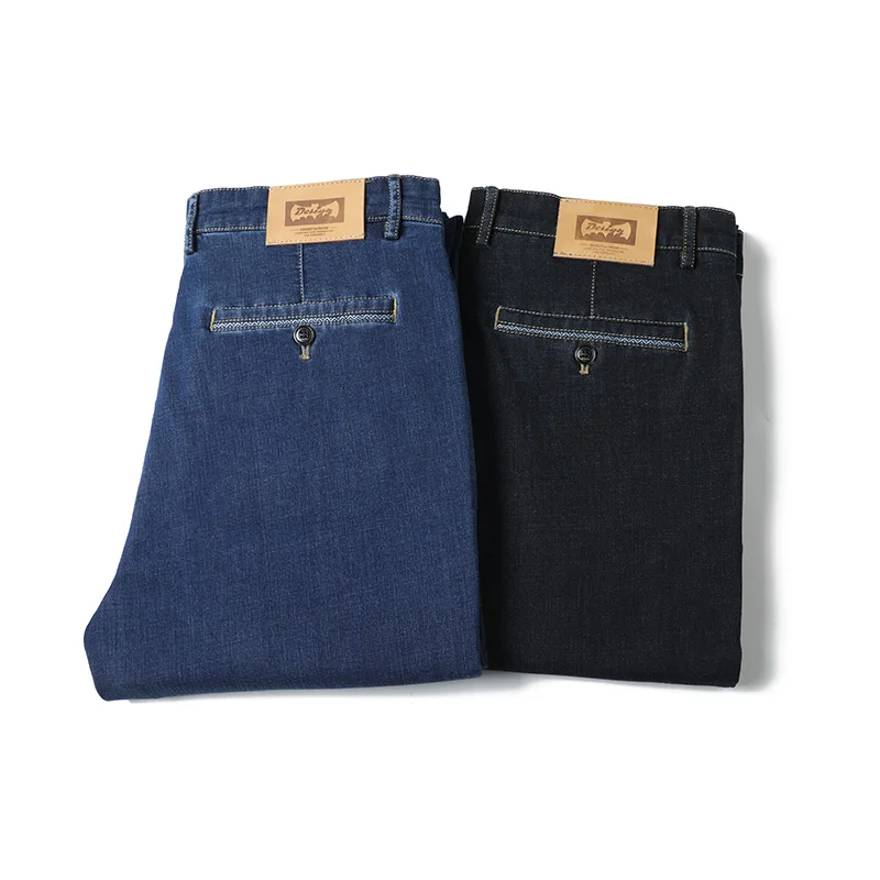 Новинка весна-лето 2022 мужские деловые джинсы с высокой талией корейская мода