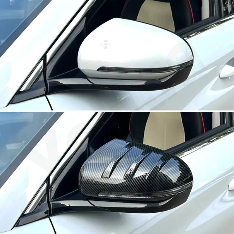 Фото Защитный чехол для зеркала заднего вида BYD Atto 3 Yuan Plus, накладка на зеркало, защита от царапин, декоративные аксессуары, инструменты для авто №2