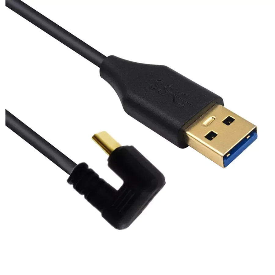 

0.2M 1M 1.8M Gold-Plated USB 3.0 A Type Male to Type-C U-Shaped Elbow Data Charging Adapter Cable 5Gbps