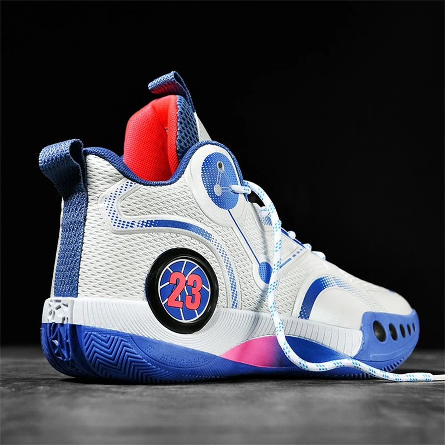 Top Quality Basketball Shoes Men Sneakers Boys Basket Shoes Autumn High Top Anti-slip Outdoor Sports Shoes Trainer Women