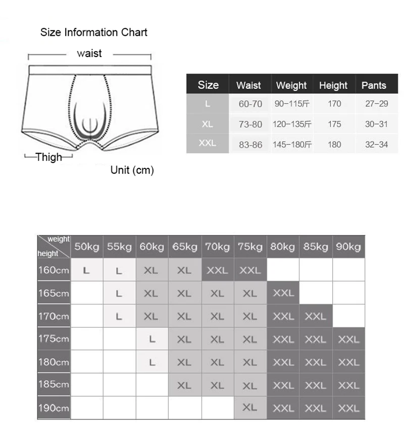 BoxerShorts Sexy Men Underpants Shorts Breathable Cueca Man Underwear Boxers Men Comfortable Solid Men's Panties