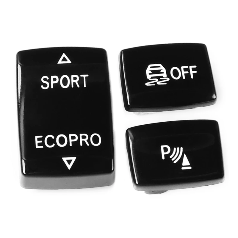 

Black Interior Car Sensor Key Button Switch Trim For 1 2 3 4 Series