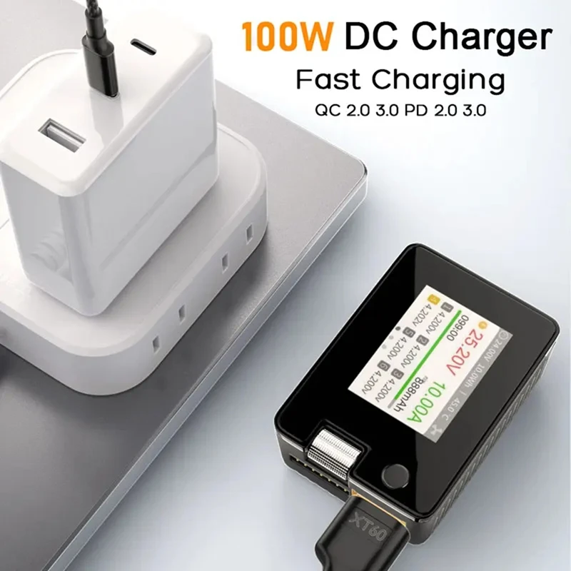 Зарядный кабель USB-C Type-C к XT60 PD 100 Вт 20 В/5 А зарядный для зарядного устройства Tool-Kitrc