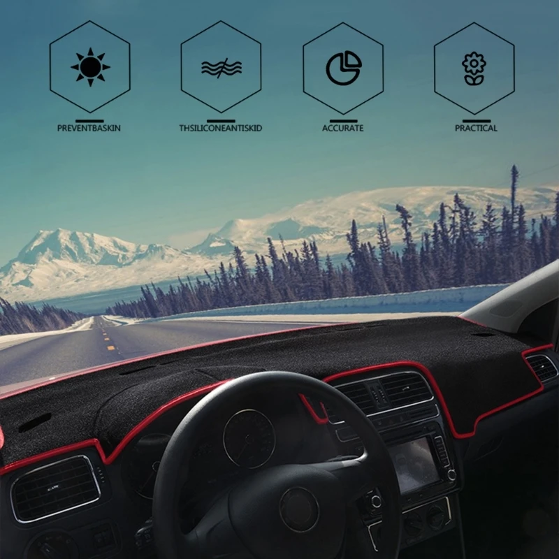 

Автомобильный коврик для защиты приборной панели, коврики для RAV4 20 / 09-12/13-18, левый/13-18 правый коврик для приборной панели, коврик, автомобильные аксессуары для интерьера R2LC