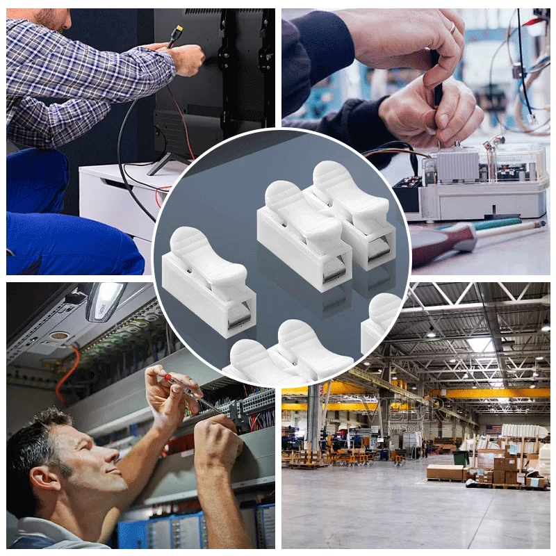 20 шт. соединители для проводов CH2 Быстрые кабельные зажимы без пайки провод