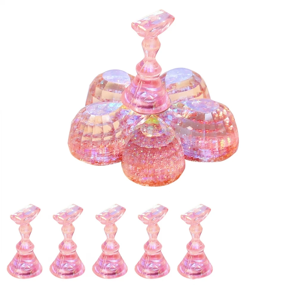 

Magnetic Holder Tips For Nails Flower Design Nails Accessories Tools Display Practice Training Nail Stand Manicure Rack